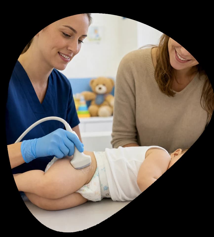 Baby Hip Ultrasound