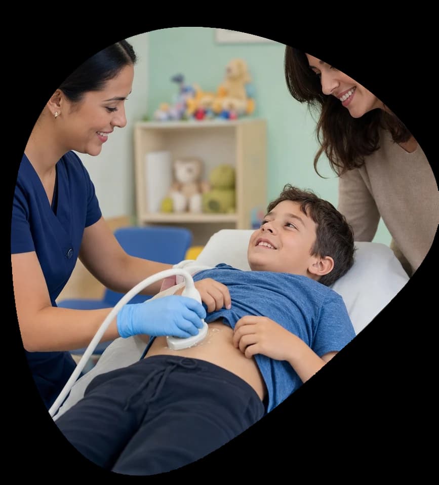 Child Abdomen & Pelvic Ultrasound