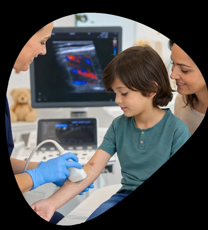 Child Vascular Malformation Ultrasound